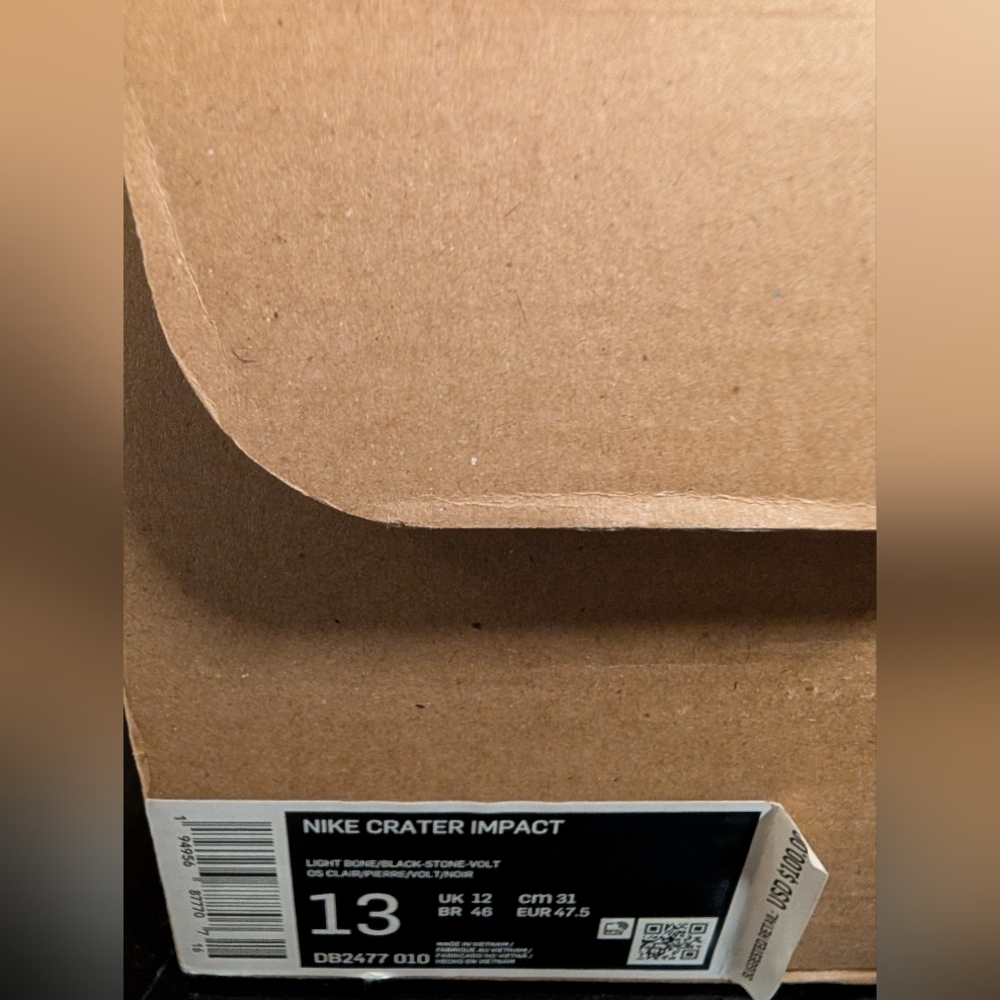 Nike Crater Impact Light Bone Men's Sneakers Size 13 Like New/Box MSRP $100 - Picture 11 of 11